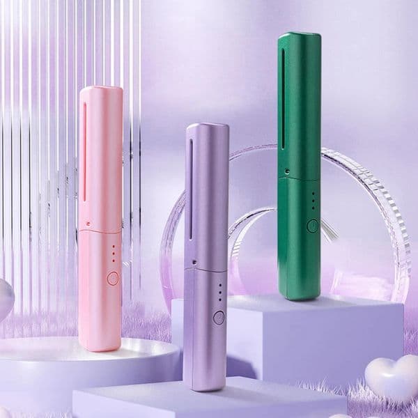 Comb Hair Straightener 70Mins Long Battery Life USB Rechargeable Hair Straightener Brush Electric for Home Travel 250628