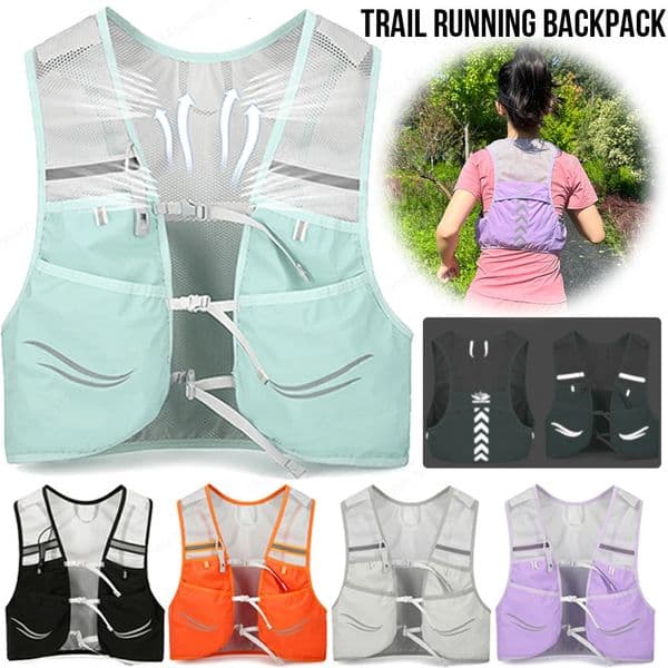 Outdoor Trail Running Backpack Breathable Hydration Vest Bag Women Men Race for Bicycle Marathon 250624