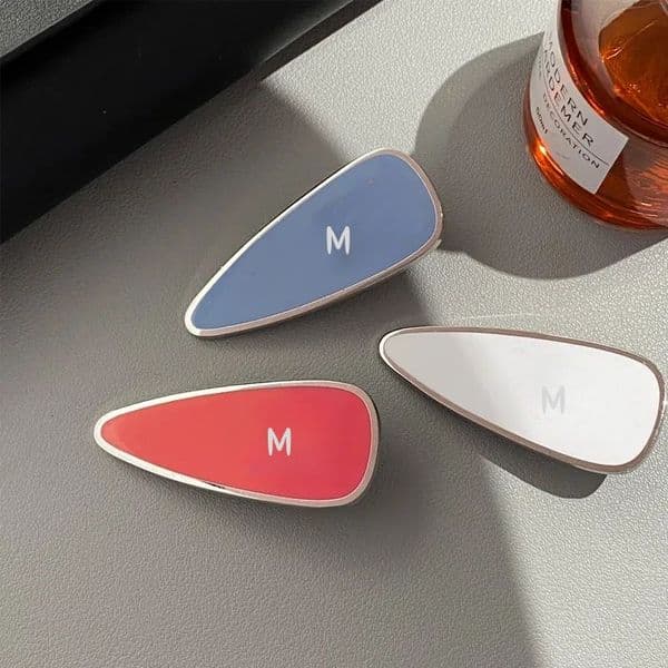 STOCK Multicolor Waterdrop Letter Clip Women Girl Cute Letters Barrettes For Gift Party Fashion Hair Accessories Free Shipping