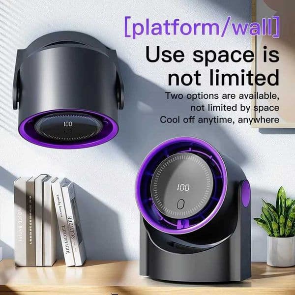 Desktop Fan USB Multifunction Electric Wall Floor Ceiling Rechargeable Air Circulation Stand Fan Home Cooling Ventilator Fan XJ250702