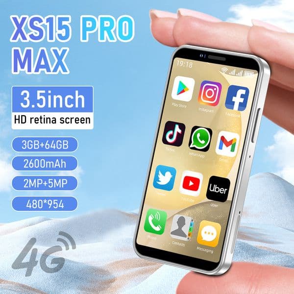 Best-selling exclusive mobile phone XS15 - dual SIM mini smartphone - Android 4G small phone - wholesale available