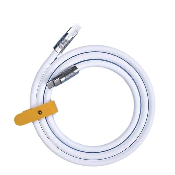 120w 6a Super Fast Charge PD Type C Liquid Silicone Cable Quick Charge 1M 2M Usb Cable Usb C to C Charger Cable