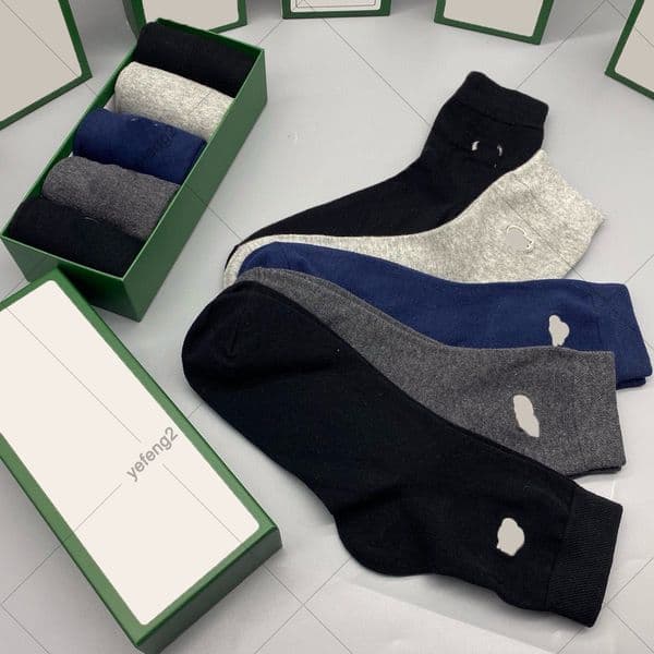 designer socks socks men cotton classic embroidery casual socks cokbuoss with box
