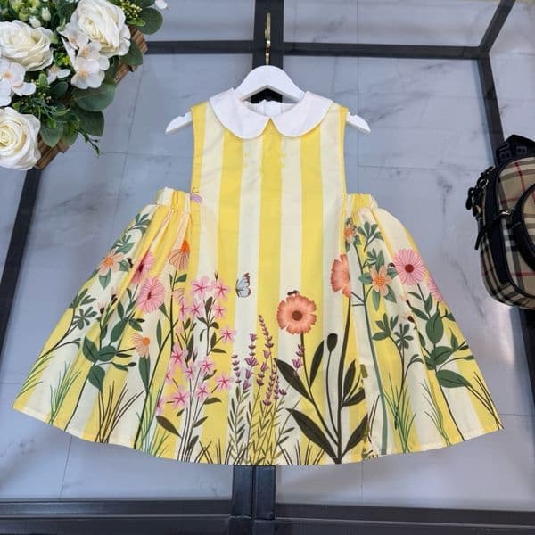 Baby Designer Girl Dresses Fashion Clothing Children Short Clothing High Quality Size 90Cm-160Cm F20