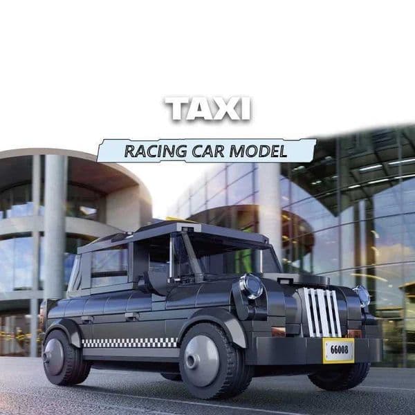 304PCS Ci Taxi Yap Talar Retro Araba Ara Modeli Tulalar Masast Sergileme ocuk Eitici DIY Oyuncaklar Tatil Hediyeleri XJ250702