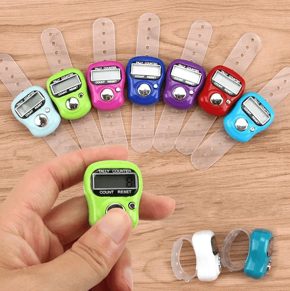 wholesale Wholesale Mini Digit LCD Digital Electronic Golf Finger Hand Hold Ring Tally Counter Tasbeeh Tasbih Counters for Muslim Gift