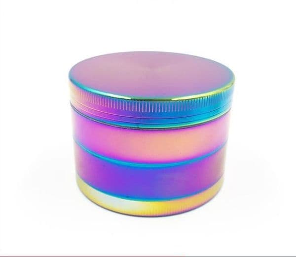 2017Colorful ice blue four layers of zinc alloy grinder smokers grinding pipe accessories