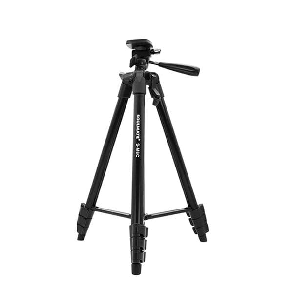 A stable and portable tripod for single-lens reflex camera, mobile phone photography and live streaming