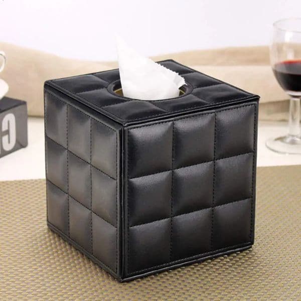 Modern Tissue Box Holder SquareNapkin Pumping Paper Case DispenserFacial Cover for Home Bathroom Office Desk 250703
