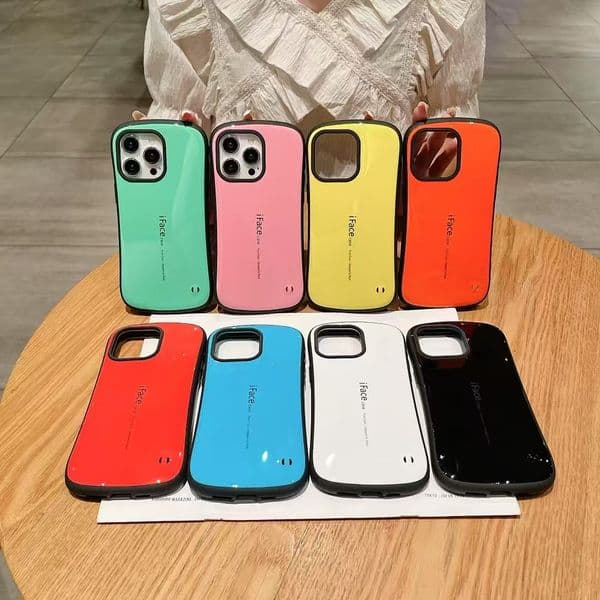 iface small waist Anti-fall phone case for iPhone 16 15 14 13 12 11 Pro Max XR XS Max Plus 14Pro Couple 7 8Plus SE2 Candy Back cover Case
