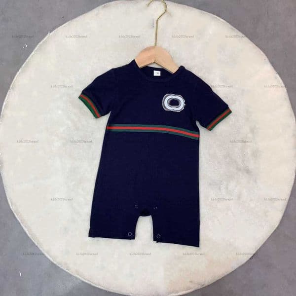 New newborn jumpsuits POLO shirt design toddler romper designer Baby clothing Short sleeve infant bodysuit A135X04N080-a