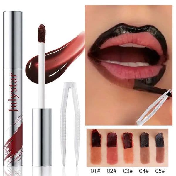 5 Color Liquid Peel-off Lip Liner Stain Waterproof Pink Brown Lip Contouring Tattoo Pigment Transfer Resistant Lip Gloss Tint 250703