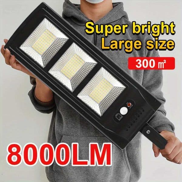 180SMD Solar Street Floodlight LED Outdoor Area Dusk to Dawn Wall Lamp Z250705