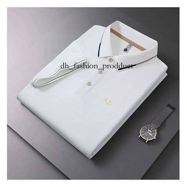 fredd pery Men's Polos High Quality Embroidered Polo Shirt 2025 Summer T-Shirt Fashion Top Trend Casual Business Classic Polo Shirt for Business Formal Events de8