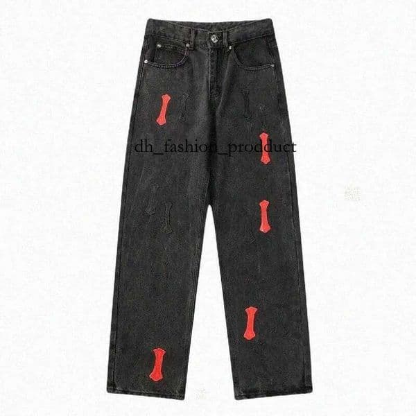 Jeans Denim Sanskrit Casual Shorts Cross Designer Mens chrome Jeans Hip Hop High Street style chrono Fashion Cycling Motorcycle Cross Straight Jean Pants 54c cb1