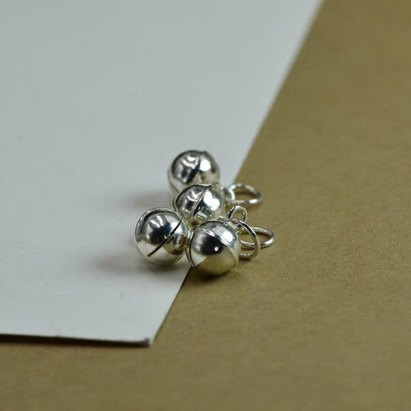 S Pure Plain Polished Bell Jewelry DIY Sier Accessories Materials