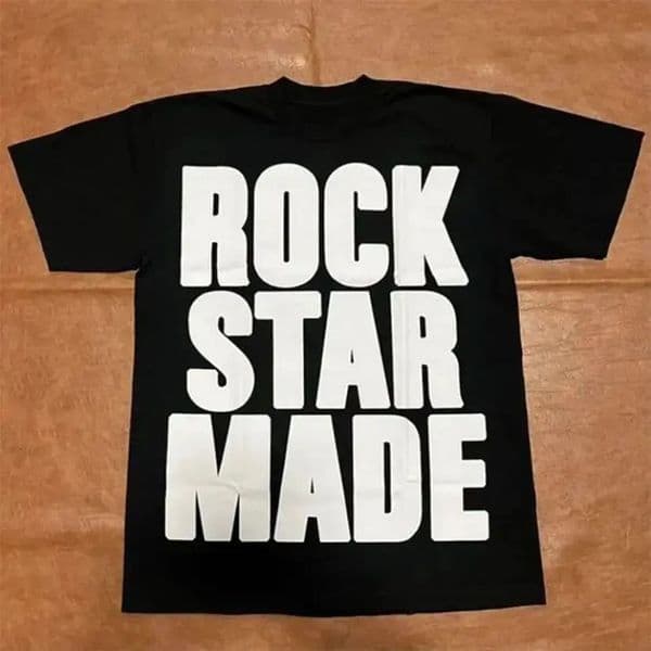 Rock Goth Fashion Mens Punk Grunge Hip Hop Rap Vintage Letter Print Short TShirt Casual Oversized Y2K Cotton Streetwear 250704