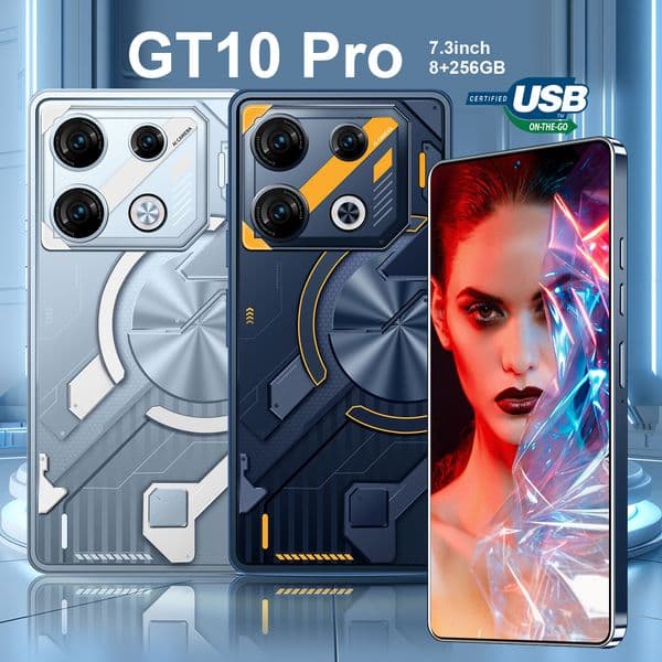 smartphone gt10 pro android 7 3inch large screen 16gb1tb cell phones unlock touch screen phone androids camera telephone hd display face recognition daily