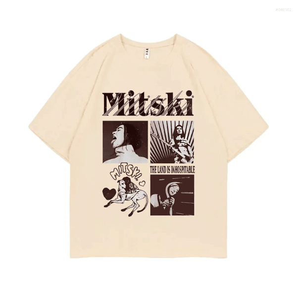 Women's T Shirts Mitski Graphic Print Shirt Men Women Comfortable Casual T-shirts The Last Words Of A Shooting Star Street Fashion Tees Tops