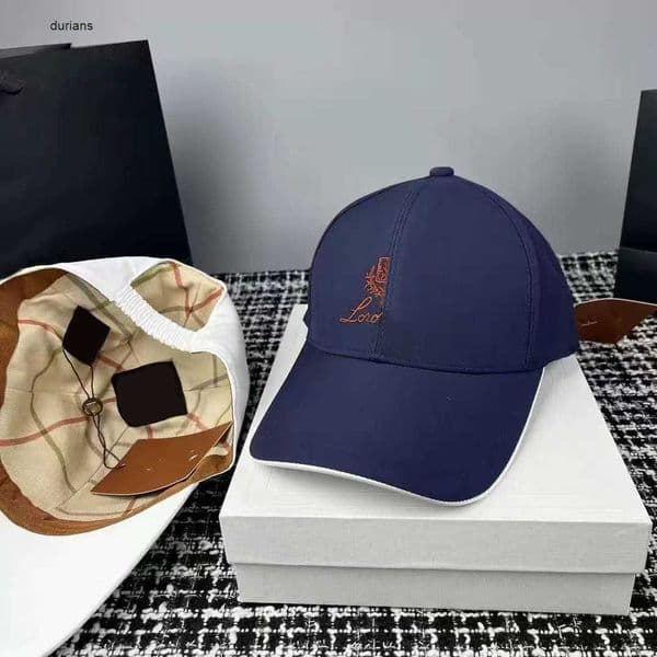 baseball cap hat for women designer Mens Caps Fashion Ball Cap loro cotton piana cashmere fitted autumn snapback 2 embroidery beach hats 412 Hot