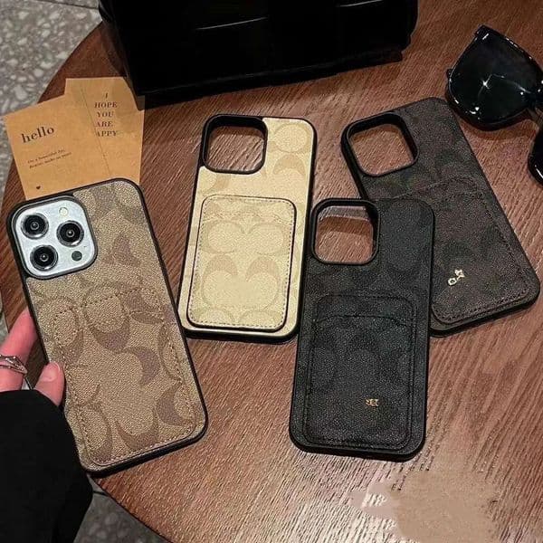 Fashion Leather Card Insert Case Suitable for Iphone 15 Promax Phone Case 14 Full Package 11/12/13 Anti Drop Q260428