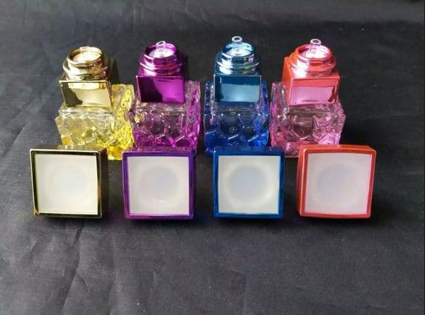 Water Cube Alcohol Lamp Bongs Oil Burner Pipes Water Pipes Glass Pipe Oil Rigs Smoking Free Shippin