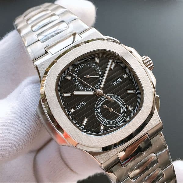 Fashion Classic Mens High Quality Automatic Mechanical Movement 40MM Stainless Steel Strap Business Watch Montre de Luxe aaa