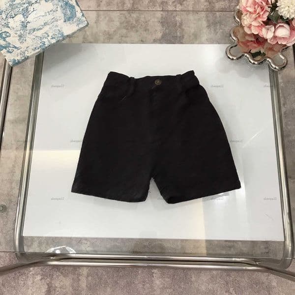 Child Clothing baby Denim shorts logo Grid printing child Lower garment kids designer clothes Embroidered logo girls boys pants A000X20N181
