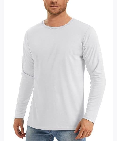 5 packs of long sleeved mens moisturizing Wicking Tshirt sports and casual