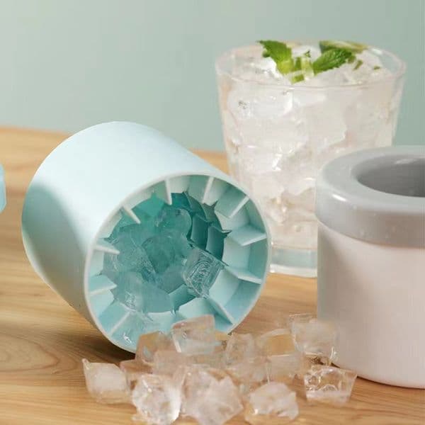 Silicone Ice Cube Mold Round Ice Bucket Summer Homemade DIY Freeze Ice Maker Creative Ice Cube Mold Barware Tools