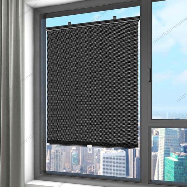 10-1pcs Universal Sun-shading Curtains Cup Home Kitchen Restaurant Nail-free Roller Blinds Suction Window Sunshade Shade Curtain