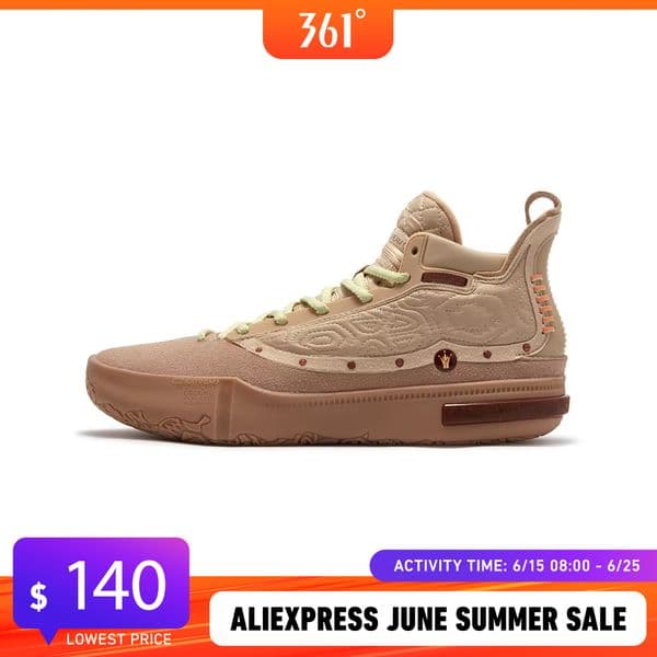 361 Degrees Joker 1 GT PE Men Basketball Shoes Trendy Leather Breathable Shock-Absorbing Wear-resistant Male Sneakers 672511116