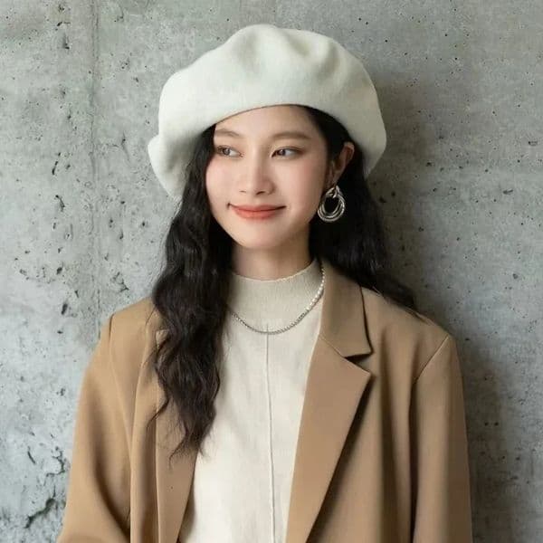 Korea Big Size Wool Beret Men Large Size Warm Artist Hats Unisex French Style Classic Winter Hat Female Retro Painter Cap 250708