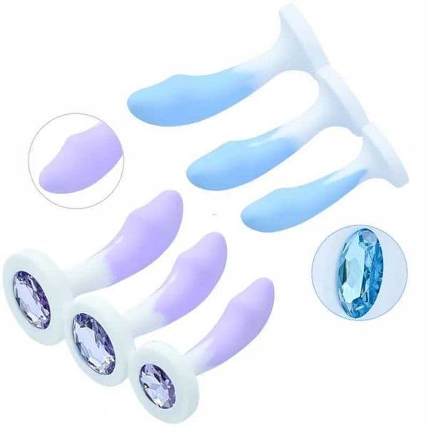 2026 New Silicone Crystal Base Butt Plug For Woman Trainer Adult Toys Anal Dildo Sex Shop Free Shipping