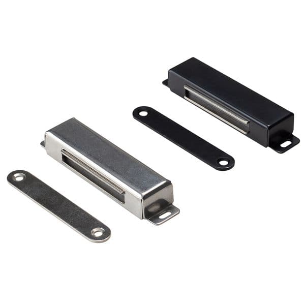 Stainless Steel Supper Powerful Door Magnet Catch Strong Black Magnetic Latch for Doors