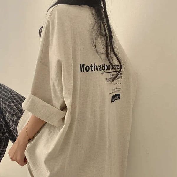 Cotton Short Sleeve T-Shirt For Women, Summer, Internet Celebrity, Loose Fit, Style, Trendy Brand, Mid-Length, New Korean Version B5