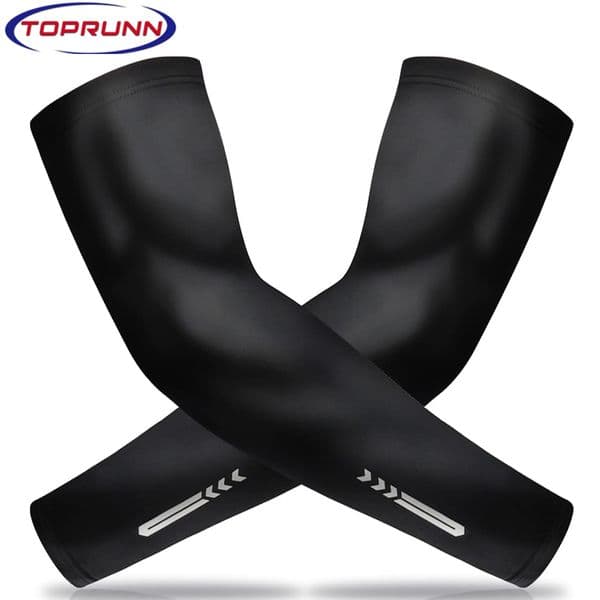 1Pair UV Sun Protection Arm Sleeves UPF 50 for Men Women, Cooling Compression Arm Sleeves for Cycling, Basketball, Golf