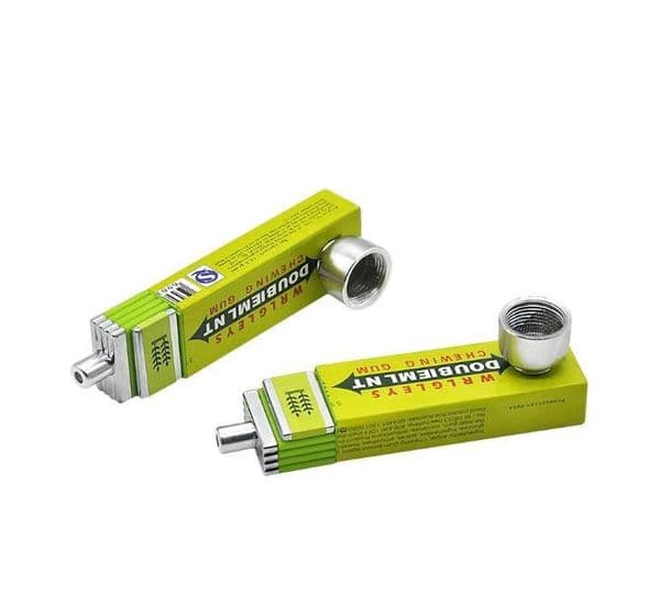 Manufacturer's Direct Sale Metal Pipe Creative Pipe Green Arrow Chewing Gum Modeling