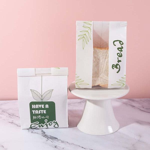Wire Sealed Sliced Toast Breads Bag | Bakery Storage Solution for Freshness Preservation
