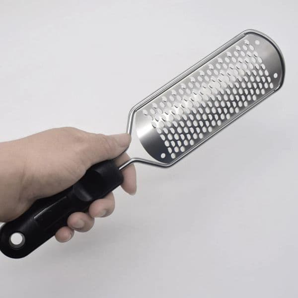 File Pedicure Stainless Steel Foot Scrubber Heel Callus Dead Skin Remover Exfoliating Professional Feet Care Tool Pedicure