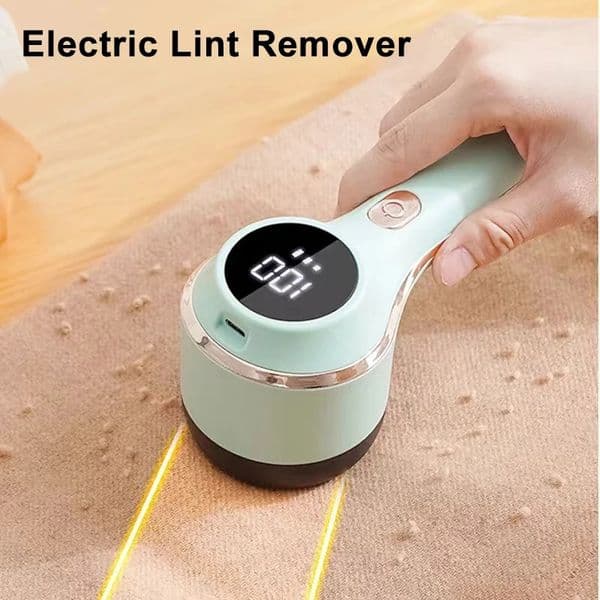 Lint Remover For Clothing Hair Ball Trimmer Fuzz Pellets Clothes Sweater Fabric Shaver with LED Digital Electric Fluff Lint 250707