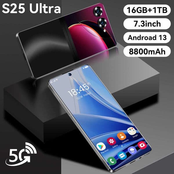 i15 i16 5G S25U 7.3inch Android 9.0 Smartphone 2+16G Dual SIM Full Network Low Price