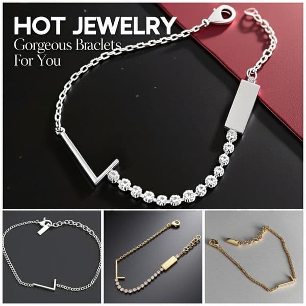 luxury bracelet women jewelry woman designer Letter pendant necklace Y2K 18k gold plated earring Sports bracelets necklace woman braclet designer for woman gift