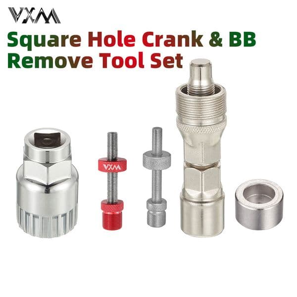 Bicycle Square Hole Crank Removal Tool Set Bike Bottom Brackets Remove Repair Tools Anti Falling Device BB Sleeve MTB Road