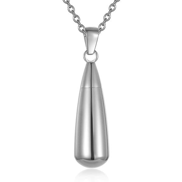 Cremation Jewelry for Ashes for women Keepsake Stainless Steel Memorial Pendant Cremation Urn Necklace for Human Ashes