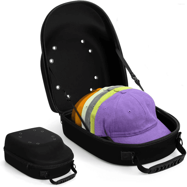 Baseball Hat Case for Travel Durable Cap Carrier Box High Quality Baseball Caps Storage Unisex Solid Color Protective CaseLightweight for Daily Use