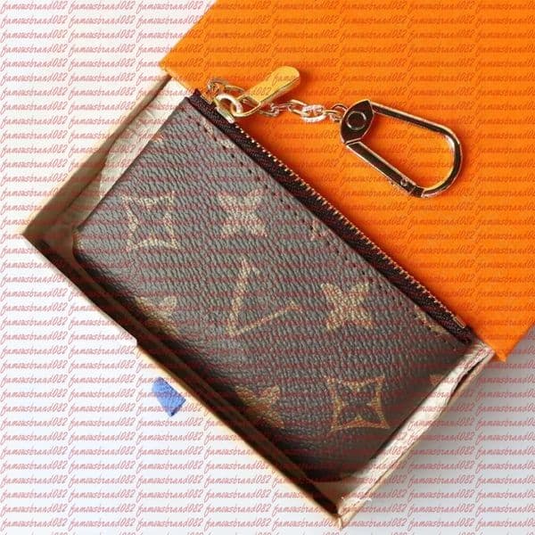 KEY POUCH Designers Wallet Mini Wallet Fashion Womens Mens Keychain Ring Credit Card Holder Coin Purse Luxury M62650 with box wallet