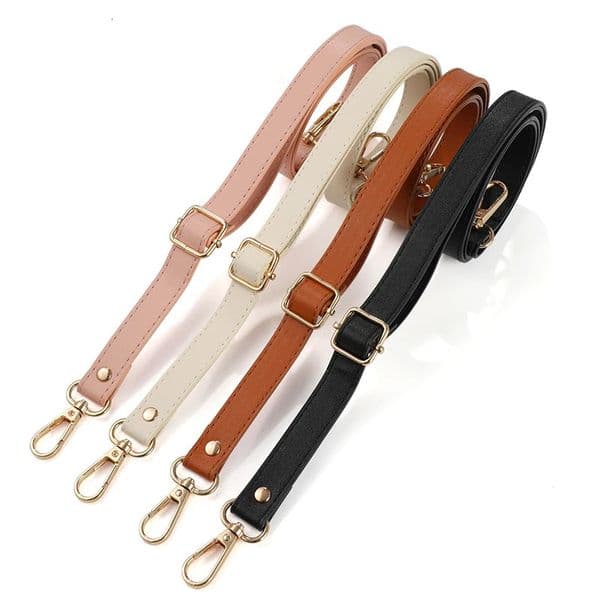 130cm Long Adjustable PU Leather Bag Strap For Crossbody 1.8cm Wide Shoulder Bag Strap Replacement Accessories For Handbags 250707BJ