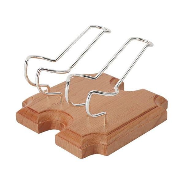 pipe Solid wood creative lounge chair simple shape multiple sample rack