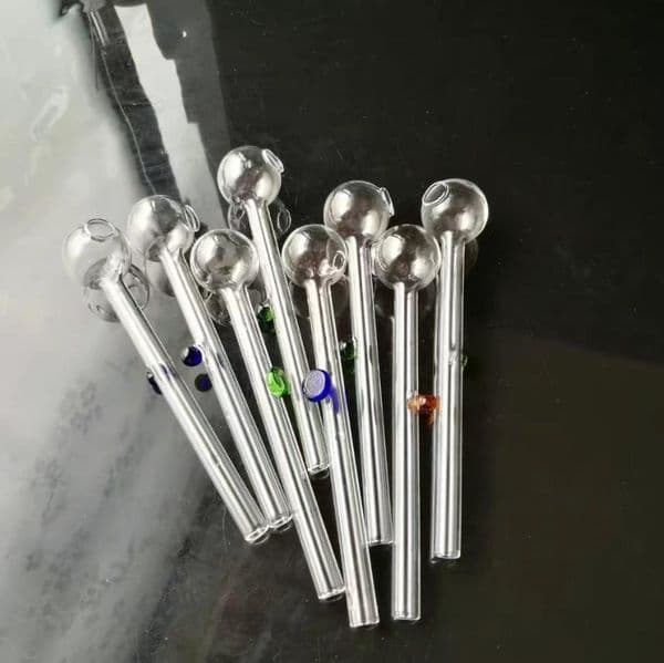 Color fulcrum long pot , Wholesale Glass Bongs Accessories, Glass Water Pipe Smoking, Free Shipping